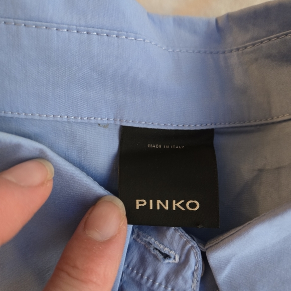 Pinko sz 8 Sleeveless Women's Top Light Blue - Picture 2 of 6